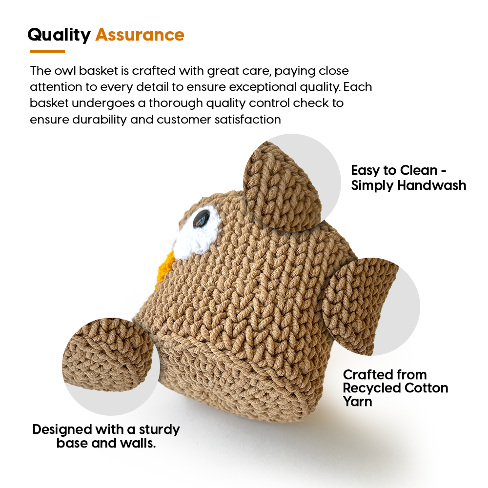 Owl Basket Pot