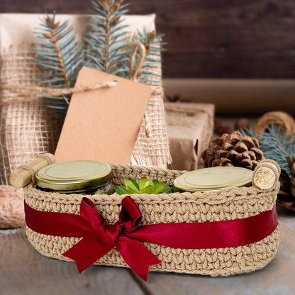 Spacious Heaven- 3 Jar Basket