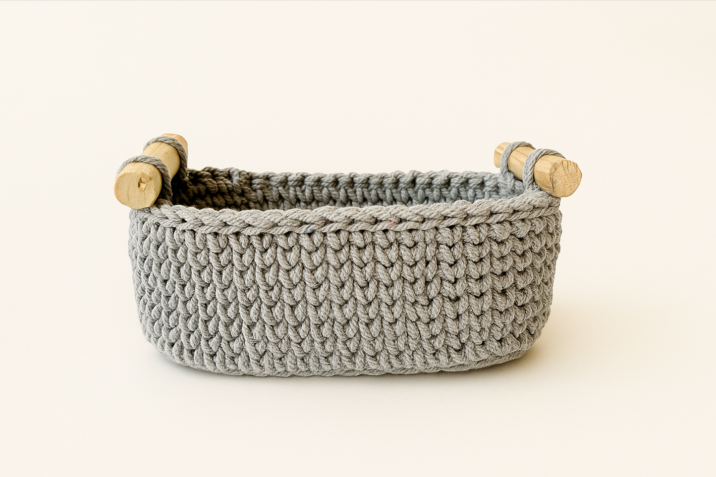 2 Jar Oval Basket