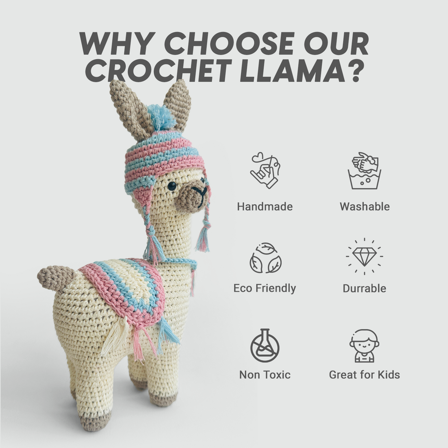 Llama Croche Toy