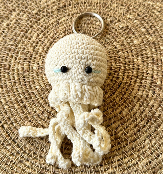 Octopus Croche Key Chain
