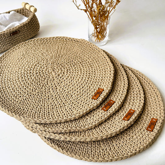 Round Croche Placemats