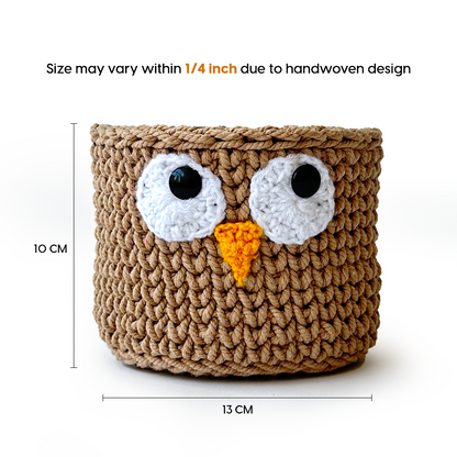 Owl Basket Pot
