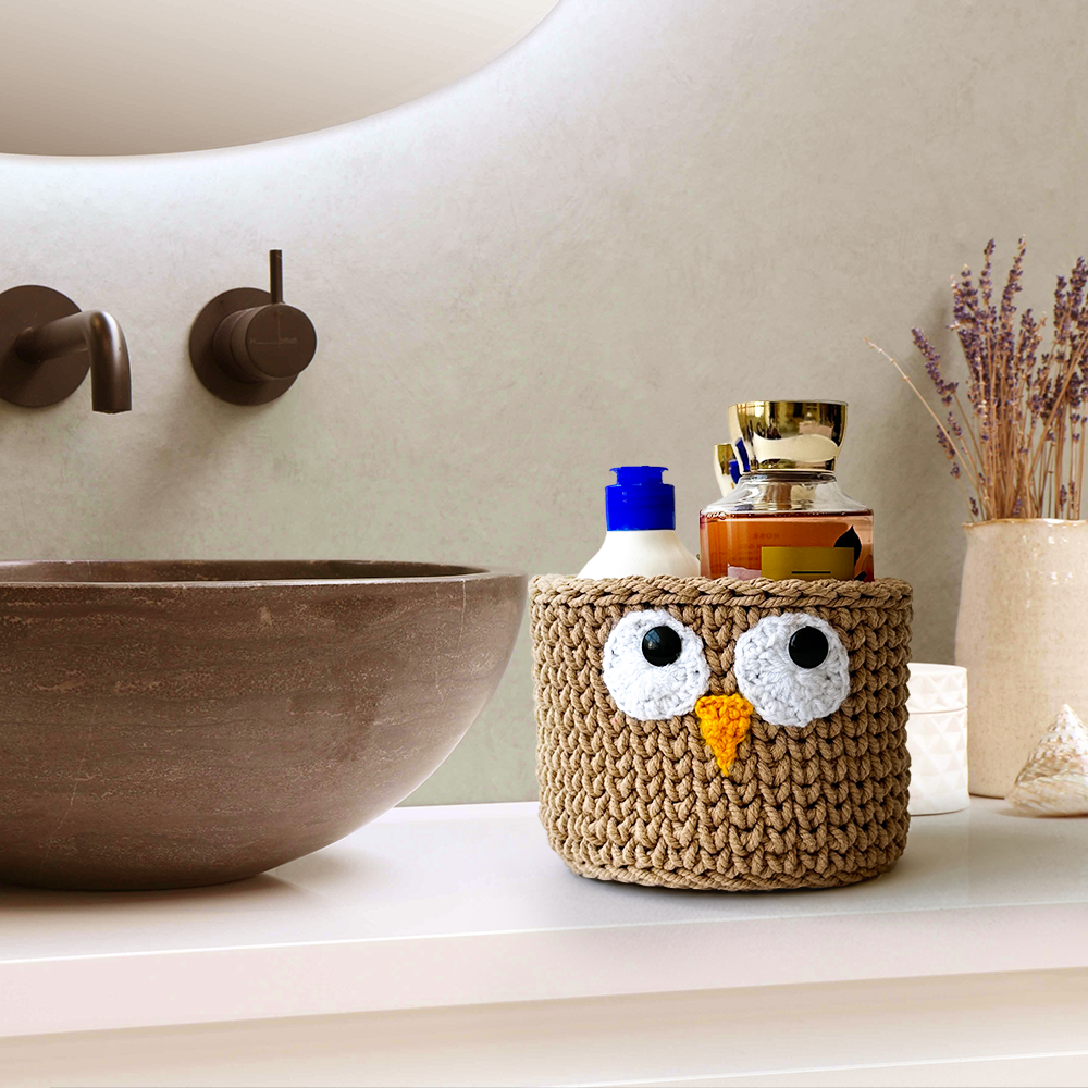 Owl Basket Pot