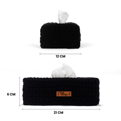 Tissue Box Cover Grey