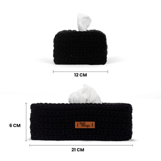 Tissue Box Cover Grey